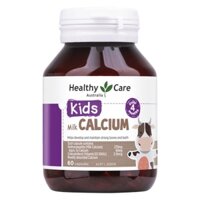 Healthy Care Kids Milk Calcium 60 viên bổ sung canxi cho bé cao lớn