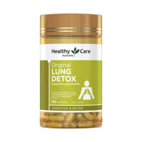Healthy Care Lung Detox Thuốc giải độc phổi, Chai 180 viên