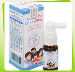 Healthyplex D3K2 10ml - Vitamin D3 k2 cho bé, giúp tăng chiều cao tối đa. Hỗ trợ hệ xương răng chắc khỏe