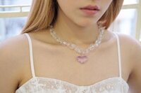 HEART STONE NECKLACE