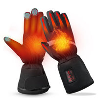 Heated Gloves Waterproof Touch Screen Rechargeable 2200mAh Battery Electric Heated Glove Liners Winter Gloves Precise Te