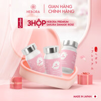 🌸Hebora Collagen🌸 Combo 3 viên uống hương tự thân Hebora Premium Sakura Damask Rose Nhật Bản