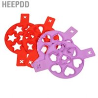HEEPDD 4 Khuôn Làm Bánh Tỳ Hưu 7 Lỗ Silicon Trứng Làm Khuôn Chống Dính Chịu Lực -40oC đến 230oC cho bánh nướng xốp trứng tráng bánh mì kẹp thịt