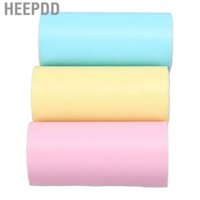 HEEPDD Cuộn giấy in mini đầy màu sắc di động nhãn dán máy in nhiệt được sử dụng rộng rãi 12 cuộn để nghiên cứu