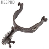 HEEPDD Giày bốt khắc HD có đinh thúc ngựa có hoa văn cổ điển cho yên cưỡi ngựa Acc