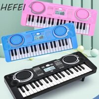 HEFEI 37 Phím Đồ Chơi Bàn Phím Đàn Piano, Hồng Giáo Dục Sớm Trẻ Em Đồ Chơi Piano Điện Tử, Nhạc Học Tập Di Động Đàn Organ Điện Tử Đa Năng Trẻ Em