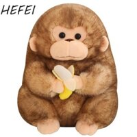 Hefei Chuối Khỉ Đồ Chơi Sang Trọng, Búp Bê Nhồi Bông Lông Tơ Khỉ, Búp Bê Thú Nhồi Bông Khỉ Hoạt Hình Dễ Thương Kawaii Chuối Khỉ Búp Bê Quà Tặng Phục Sinh