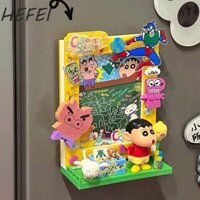 Hefei Crayon Shin-Chan Khối Xây Dựng, Tủ Lạnh Tủ Lạnh Doremon Xếp Hình Gạch, Hoạt Hình Đồ Chơi Mô Hình Anime Ngoại Vi Doremon Khung Hình Dành Cho Trẻ Em