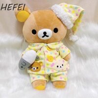 Hefei Dễ Dàng Gấu Sang Trọng, Anime Xung Quanh Thú Nhồi Bông Rilakkuma Pyjama Búp Bê, Gối Ngủ Kawaii Mặc Pyjama Hoạt Hình Gấu Lala Nhồi Bông Bé Gái Bé Trai