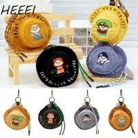 HEFEI Túi đựng tiền xu HEFEI Dadan Go Wild, Túi đựng tai nghe Corduroy Dadan Bear Ví đựng tiền xu, Túi đựng thẻ vui nhộn Dây kéo gấu táo bạo Mũ ngư dân Quà tặng mặt dây chuyền