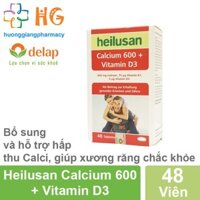 Heilusan Calcium 600 + Vitamin D3 Tabletten (Hộp 48 Viên)