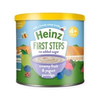 Heinz Bột ăn sáng cho bé từ 4 tháng vị trái cây và sữa chua Fruit & Yogurt Baby Porridge 4m+ 240g