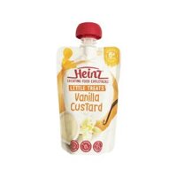 Heinz Váng sữa ăn dặm cho bé từ 6 tháng tuổi vị vani và kem trứng Vanilla Custard 120g