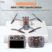 Heji cho DJI MINI 3 PRO PVC Miếng Dán Cơ Thể Điều Khiển Từ Xa Da Dán Phim RC-N1 / DJI RC VN