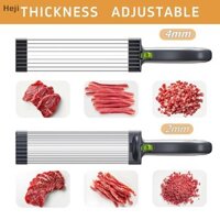 Heji Tươi Thịt Máy Thái Cleaver Bộ Dao Nhà Bếp Cắt Thịt Cắt Lát Bằng Tay Cắt Thịt Thực Phẩm Máy Thái VN