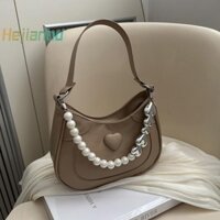 [Hejianbo] Túi xách ngọc trai thời trang và thông thường dành cho nữ Túi đeo chéo nách mới [MỚI]