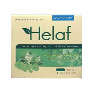 Helaf DHG 10 vỉ x 5 viên - Viên uống giảm táo bón