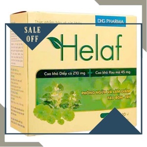 Helaf DHG 10 vỉ x 5 viên - Viên uống giảm táo bón