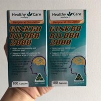 [helena] Viên uống bổ não Healthy Care Ginkgo Biloba 2000 100 Viên