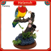 Helenvh Đồ chơi chim điện tử Điều khiển bằng giọng nói Lễ hội tương tác Quà tặng mô phỏng Đồ chơi vẹt chim cho trẻ em