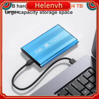 Helenvh  Ổ cứng di động dung lượng lớn Ổ cứng Usb di động 1t / 2t / 4t Ssd HD Truyền dữ liệu tốc độ cao Thiết kế nhỏ gọn Lưu trữ đa năng cho người mua Đông Nam Á
