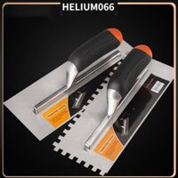 Helium066 Dao bay Notch Trowel Thép carbon cao Độ cứng Xoa nền hoàn thiện bê tông cho sàn nhà