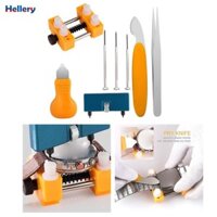 Hellery 6 Miếng Bộ Dụng Cụ Sửa Chữa Đồng Hồ, Bộ Dụng Cụ Thay Thế Pin Đồng Hồ, Tua Vít Di Động Có Thể Điều Chỉnh Nhíp Mặt Sau Đồng Hồ Dụng Cụ Mở Cho Cửa Hàng Sửa Chữa