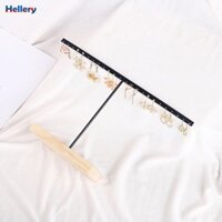 Hellery Trang Sức Tổ Chức Ổn Định Đế Bằng Gỗ Vòng Cổ Giá Đỡ Cho Nhẫn Đồng Hồ Vanity