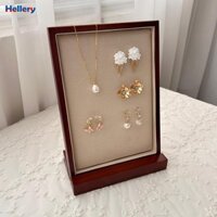 Hellery Trang Sức Trưng Bày Khay Đựng Bông Tai Món Ăn Di Động Tiết Kiệm Không Gian Vintage Cho Văn Phòng Trưng Bày Ngăn Kéo Máy Tính Để Bàn