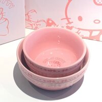 Hello kitty Bát Ăn Cơm Bằng Sứ Hình Mèo kitty Xinh Xắn