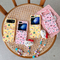 Hello Kitty Cat Sanrio Cho HUAWEI Nova FLIP Pocket 2 Pocket S P50 Fold Vỏ Điện Thoại pc Vỏ Cứng Vòng Tay