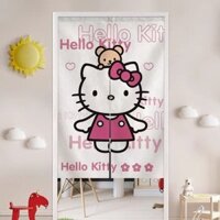 Hello Kitty cute cartoon door curtain children's room decorative curtain bedroom bathroom partition curtain household shade curtain