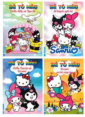 Hello Kitty dán hình - Kitty và bạn bè