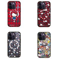 Hello Kitty Dán Rõ Ràng Từ Tính Cứng Casetify Ốp Lưng Điện Thoại iPhone 16 15 14 13 12 Pro Max