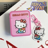 Hello Kitty Dễ Thương Cho airpods Pro 2 Ốp Lưng Hoạt Hình Silicon Mềm Vỏ Tai Nghe Cho airpods 1 / 2 / 3 / 4