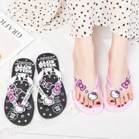 Hello Kitty Dép Xỏ Ngón Đi Trong Nhà Tắm Chống Trượt Hình Mèo Kitty Xinh Xắn