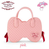 Hello kitty nơ hồng túi đựng điện thoại di động PU bóng dễ thương ngọt ngào dễ thương túi xách sức chứa lớn nữ quà tặng sinh nhật Nhật Bản