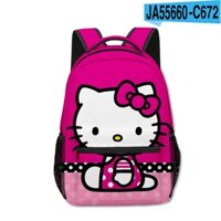 Hello Kitty Schoolbag HelloKitty Mẫu giáo, Học sinh tiểu học Học sinh trung học In 3D Phim hoạt hình Ba lô phổ biến thời trang
