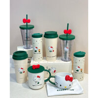 Hello Kitty + Starbucks - Cốc sứ- Bình/ Ly giữ nhiệt