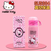 Hello Kitty Thép Không Rỉ Cuộn Bọc Cấu Thành Điện Bình Nước Cốc Giữ Nhiệt