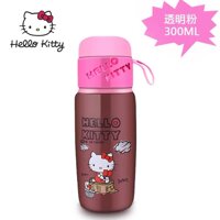 Hello Kitty Trẻ Em Cốc Giữ Nhiệt 304 Thép Không Rỉ Cuộn Bọc Cấu Thành Điện Bình Nước Chống Rơi Cô Gái Cốc Nước Học Sinh Tiểu Học Uống Trực Tiếp