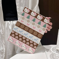 Hello kitty trường hợp ipad air4 / 5 / 6 pro11 2022 2024 mini6 / 7 Họa tiết lụa ipad sách khe cắm trường hợp gen5 / 6 / 7 / 8 / 9 / 10 bìa dễ thương