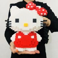 Hello Kitty Tương Thích Lego Khối Xây Dựng Hạt Nhỏ hello Kitty Giải Nén Giáo Dục Hội Đồ Chơi Cô Gái Dễ Thương Series Quà Tặng Đồ Trang Trí K10
