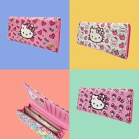 Hello kitty Ví Cầm Tay Họa Tiết Hoạt Hình Dễ Thương Cho Bé Gái