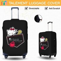 Hello Kitty Vỏ Bọc Vali Chống Trầy Bao Trùm Vali Độ đàn hồi Cá nhân Luggage Cover Size 18 20 22 24 26 28 30 32 inch Z2Z25