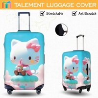 Hello Kitty Vỏ Bọc Vali Chống Trầy Bao Trùm Vali Độ đàn hồi Cá nhân Sanrio Luggage Cover Size 18 20 22 24 26 28 30 32 inch DD71