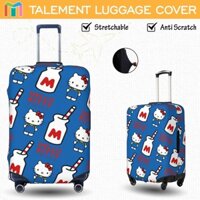 Hello Kitty Vỏ Bọc Vali Chống Trầy Bao Trùm Vali Độ đàn hồi Cá nhân Luggage Cover Size 18 20 22 24 26 28 30 32 inches LF141