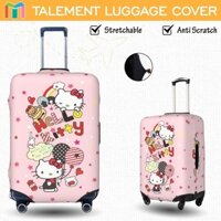 Hello Kitty Vỏ Bọc Vali Chống Trầy Bao Trùm Vali Độ đàn hồi Cá nhân Luggage Cover Size 18 20 22 24 26 28 30 32 inches Z2Z50