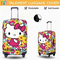 Hello Kitty Vỏ Bọc Vali Chống Trầy Bao Trùm Vali Độ đàn hồi Cá nhân Sanrio Luggage Cover Size 18 20 22 24 26 28 30 32 inch 24A20