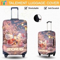Hello Kitty Vỏ Bọc Vali Chống Trầy Bao Trùm Vali Độ đàn hồi Cá nhân Luggage Cover Size 18 20 22 24 26 28 30 32 inches Z2Z55